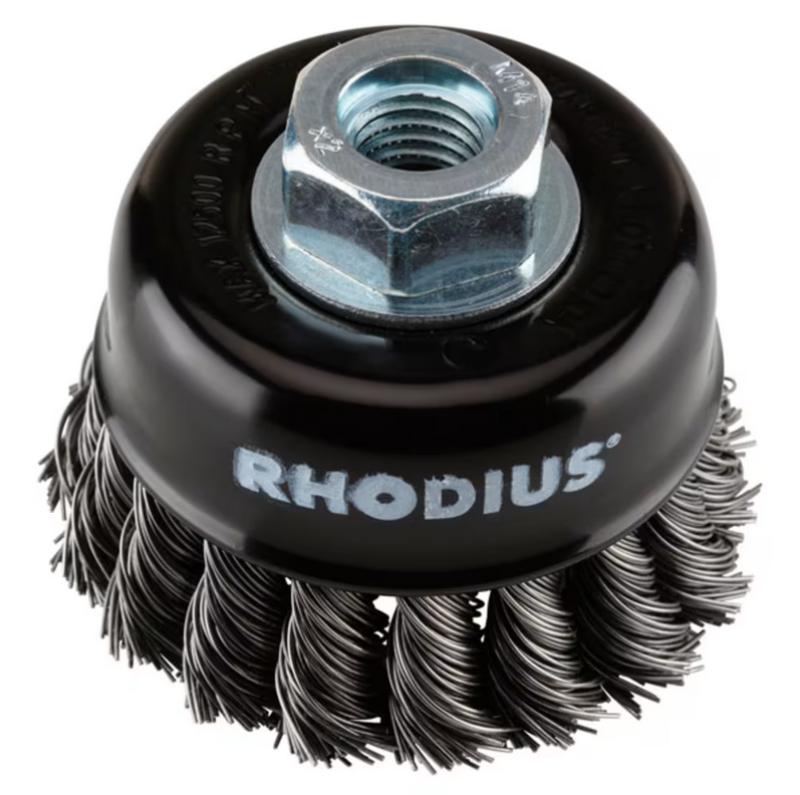 RHODIUS Topfbürste Stahldraht 65 x 20 x M14